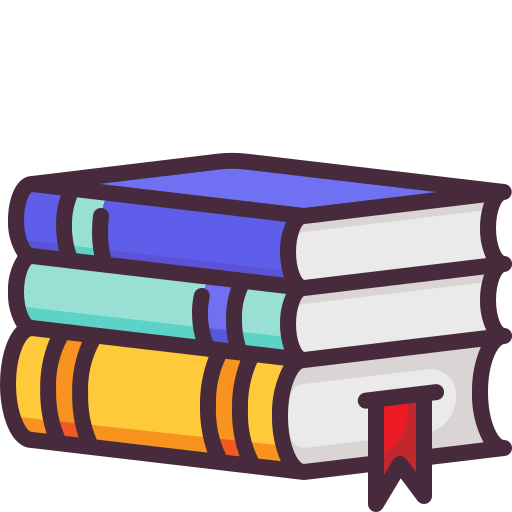 A stack of books.