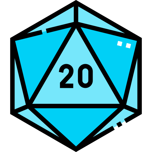 A 20 sided die.